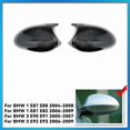 thumbnail image 1 of E90 E91 Black M3 Style Cover E81 E82 E87 E88 For Bmw 1 3 Series E92 E93 Carbon Fiber M Look Rear Mirror Cap Car Accessories, 1 of 1