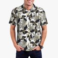thumbnail image 5 of Wukai Abstract Watercolor Men’s Polo Shirts,Quick-Dry Athletic Shirt,Classic Fit Shirts-4X-Large, 5 of 8