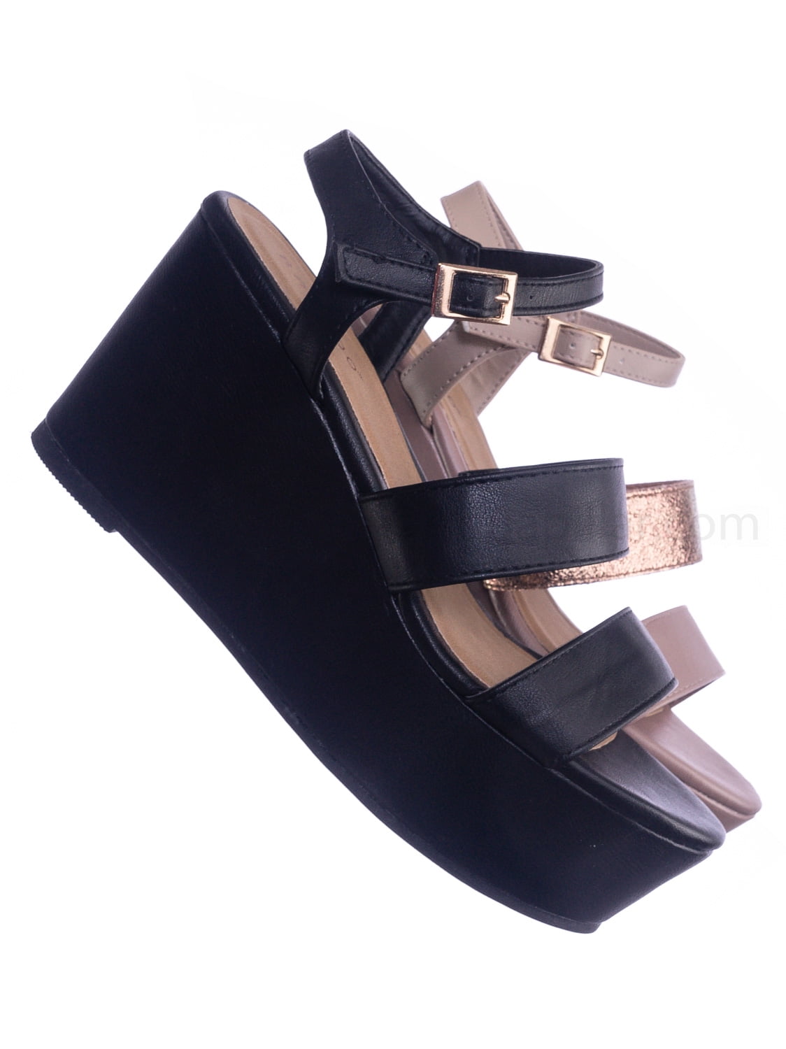 name brand platform sandals