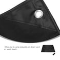 thumbnail image 3 of SKISUNO Canopy Tent Mats Black 210T Oxford Cloth for Adults 1 Set, 3 of 8