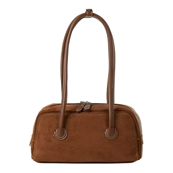 GASTROPOD Boston Tote Bag Women Suede Crescent Shoulder Bag Satchels Crossbody Purse Travel Work Top-Handle Tote Handbag