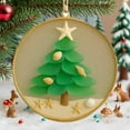 thumbnail image 4 of GBAYXJ Household pendant Christmas Tree Ornament Handmade Sea Glass Christmas Tree Hanging Decorations Christmas Pendants Decor With Rope For Sea Lovers Xmas Tree (1PCS ), 4 of 4