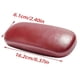 thumbnail image 3 of Elegant Sunglass Case Pouch Advanced Hard PU Leather Hard Lightweight Sunglasses Organizers Protective Box brown, 3 of 5