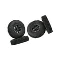 thumbnail image 1 of 4Pc RC Tires and Wheel Rim Set 1.55 Beadlock Trailer Replacement for 1/10 Buggy Off-Road Black, 1 of 3