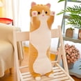 thumbnail image 4 of Almohada de felpa con forma de gato HUOGUO, bonita muñeca de peluche, 70 cm, para niños, 4 of 4