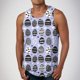 thumbnail image 1 of Camiseta sin mangas de cuello redondo para hombre, ropa de ocio, fitness, para el hogar, pijama, camiseta con estampado a color, blusa deportiva de poliéster para hombre, 1 of 4
