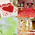 thumbnail image 4 of 20 Bags Non-woven fabric Rose Petals Simulated rose petals Wedding Party Flower DecorationLight green white, 4 of 5