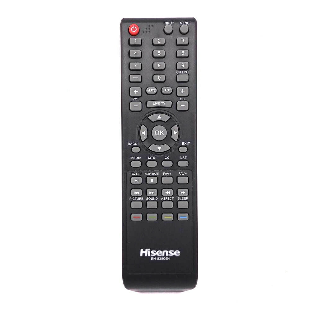 Hisense EN83804H TV Remote Control for 32H3D 32H3080E 39H3080E