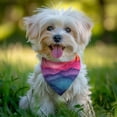 thumbnail image 2 of Dog Bandana 1 Pack,Colorful Tie Dye Mountain Pattern Bandanas for Dogs,Cat Bandana,Small/ Large Dog Bandana 2 Size,Dog Bandanas Girl Boy, 2 of 6