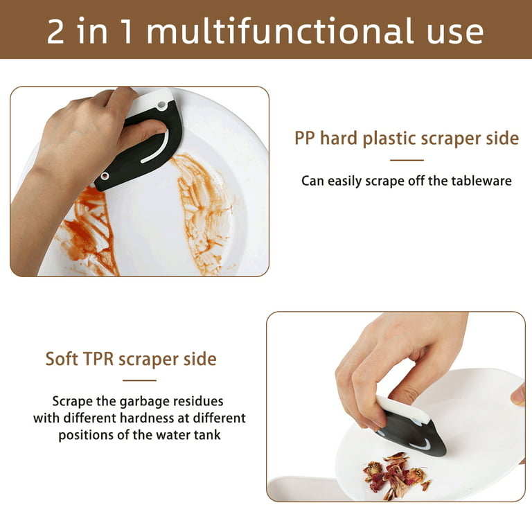 2pcs Small Scraper Countertop Scraper TPR Soft Material Cleaning Tools  Bathroom Kitchen Countertop for shops
