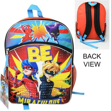 Disney by Miraculous Ladybug 6  Adjustable Strap Polyester School Backpack, Red