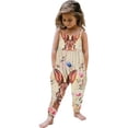 thumbnail image 2 of hengsof Easter Printed Romper for Girls Casual Loose Sleeveless Suspender Romper Fashionable Backless Pocket Overalls for Children 1-6 Years, 2 of 5