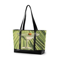 FORMRS Laptop Tote Bag for Women with 15.6" Computer Compartments Handbag, Light Green Martini