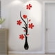 thumbnail image 4 of Florero creativo acrílico 3D pegatinas de pared estéreo sofá TV decoración de pared de fondo, 4 of 5