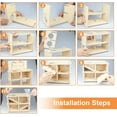 thumbnail image 7 of Hamster Toy Adventure Box,Multi Chamber Viewable Hamster House with Tunnel Meets The Nature of All Kinds and Sizes of Hamsters Rats Small pet Rodents(S), 7 of 7