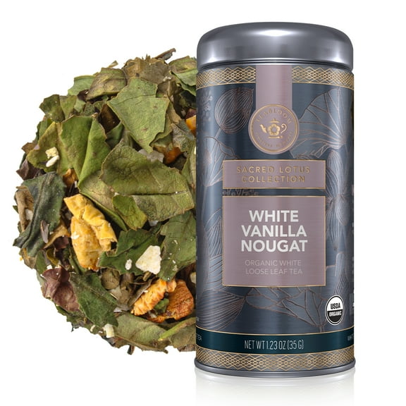 Teabloom White Vanilla Nougat Loose Leaf Tea Canister