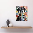 thumbnail image 4 of Springtime Sensory Overload Bright Dog Oil Painting Henri Matisse Style Floral Pet Portrait Unframed Wall Art Print Poster Home Decor Premium, 4 of 5
