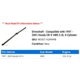 thumbnail image 2 of Driveshaft - Compatible with 1997 - 2001 Honda CR-V 4WD 2.0L 4-Cylinder 1998 1999 2000, 2 of 2