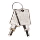 thumbnail image 2 of Llave De Congelador, Llave De Puerta De Congelador De Metal Fácil De Usar aleación De Aluminio Portátil Ajuste Preciso 2 Piezas Para Refrigerador, 2 of 7