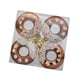 thumbnail image 4 of 4 piezas de adornos de donut para de Navidad, de 2,7 de diámetro, para decoración navideña, para chimenea, puerta, ventana y pared, ligeros Café, 4 of 8