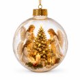 thumbnail image 2 of Arghm Lighted Christmas Ball Ornament with Winged Figures, Holiday Decoration for Tree, Gifts, Candles, and Lamp, 2 of 6