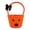 Orange-A, variant on Halloween Pumpkin Candy Basket - Portable Trick or Treat Hand Basket, Orange Woven Storage Bucket for Halloween Party Candy Collection