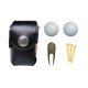 thumbnail image 1 of Bolsa para pelotas de golf - Soporte para pelotas de golf Clip Bolsas para tees de pelotas de golf Bolsa de accesorios de golf con tees de bolas, bolsa de herramientas para accesorios de golf (Color : Negro) ER, 1 of 5