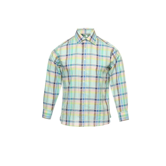 Ryan Kenny Plaid Button Down (XLarge, Green)