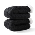thumbnail image 4 of LEMZONE Men's Warm Cozy Slipper Socks Non Slip Winter Fuzzy Fleece-lined Grip Sock, 4 of 5