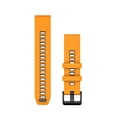 thumbnail image 1 of Correa de reloj Garmin QuickFit de 22 mm, naranja brillante/grafito, silicona, 1 of 1