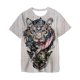 thumbnail image 1 of Camiseta con estampado de Lion3D para hombre, camiseta de manga corta con cuello redondo, estilo 3D, camiseta informal de moda, 2022 Gao Jinjia LED, 1 of 2