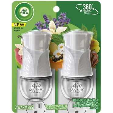 Air Wick Plug-In Scented Oil Automatic Air Freshener Dispenser (2-Refills)