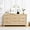 Natural-flax, variant on 9 Drawer Dresser with Vertical Bar Decoration, 58.5" Wide Chest of Drawers with Metal Handle, Modern TV Stand, Wood Dresser for Living Room, Hallway (Natural-Vertical Bar)