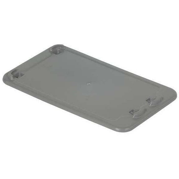 Lewisbins Lid, 14.25 in W, Plastic, Gray CSN2414-1 GREY