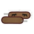 thumbnail image 3 of VHC Brands Cumberland Moose Rustic Decor Natural Jute Table Runner for Kitchen Dining Room , Tan Red Black Woodland, 3 of 6