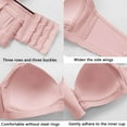 thumbnail image 4 of Diufon Bras for Women Solid Color No Underwire Comfortable Bras Full Coverage Adjustment Strap Bras, 4 of 6
