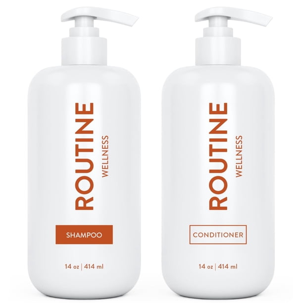 Set de champú y acondicionador Rutine Wellness Biotin 400 ml