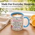 thumbnail image 2 of Teacher Coffee Mug, Teacher Helps Every Child Bloom Cup, Floral Classroom Gift for Women, Appreciation Present, Ceramic 11 Oz Mug, 2 of 4
