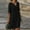 1# Black Cheap Stuff Under 1 Dollar, variant on Dyegold Linen Shirt Dresses For Women Summer Casual V Neck Half Sleeve Shift Dress Knee Length Loose Plus Size Vintage Dress