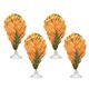 thumbnail image 1 of 4uds Betta Pez Hoja Almohadilla con Ventosa, Verde Rojo, 4.13x2.36, 1 of 7