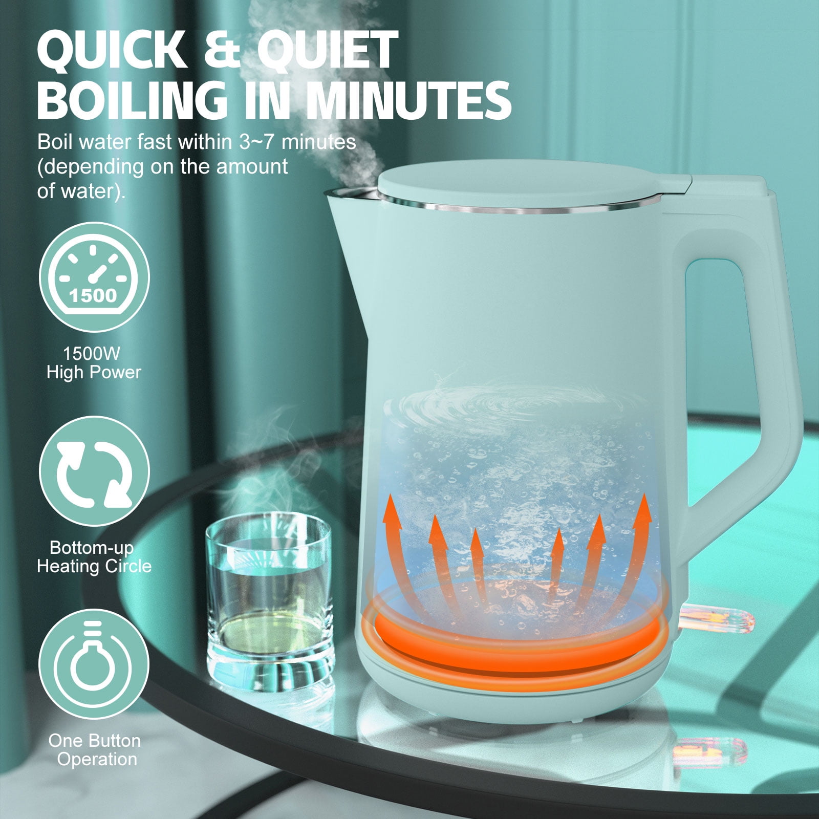 this electric kettle boils water in mere minutes! 😱🔥🫖 #electricket