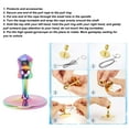 thumbnail image 3 of Anti Gravity Gyroscope, SmoothMetal Rotation Toy For Stress Relief, Adjustable Design, Durable Alloy Construction, 3 of 8