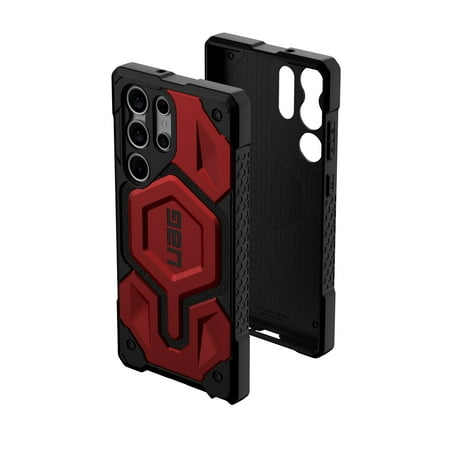UAG Designed for Samsung Galaxy S23 Ultra Case 6.8" Monarch Pro Crimson Red - Premium Rugged Heavy Duty Shockproof Protective Cover Compatible with Magnetic Charging by URBAN ARMOR GEAR