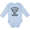 thumbnail image 3 of Inktastic Handpicked for Earth By My Oma in Heaven with Angel Wings Boys or Girls Long Sleeve Baby Bodysuit, 3 of 5