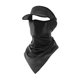 thumbnail image 4 of Pañuelo para la cara con protección solar para jardinería, viajes, playa y caza. gris oscuro, 4 of 7