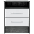 thumbnail image 1 of TUHOME Eter Table de Nuit Tables de Nuit en Bois d'Ingénierie en Multicolore, 1 of 7