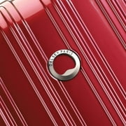 DELSEY PARIS Helium Aero 31 Large Checked Hardside Expandable Spinner Luggage, Brushed Metal