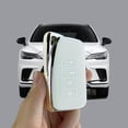 thumbnail image 4 of Key Fob Cover Compatible with Lexus ES350 NX300h RC RX IS 300 350 200t GS450H LX570 2013-2018 5 Button TPU Keychain Case Holder Protector,White, 4 of 7