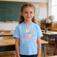 thumbnail image 4 of Cethrio Girls T Shirts, Short Sleeve Crew Neck Cotton Graphic Tees Summer Tops Blue Size 7-8 T, 4 of 4