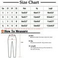 thumbnail image 3 of Womens Casual Pants Fashion All Match Jeans Pants with Bow Tie Waist Wide Leg Straight Trousers Solid Color Comfort Pant, 3 of 4